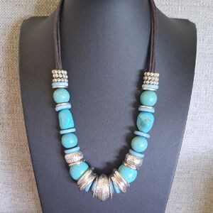 Erica Lyons Semi-Precious Stone Statement Necklace